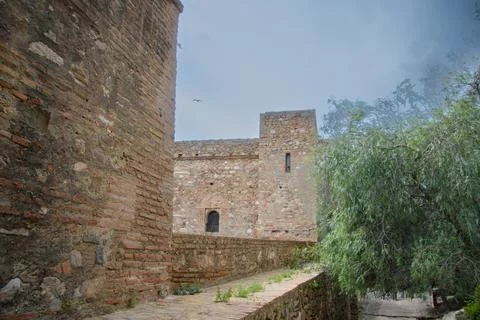 Alcazar of Malaga Stock Illustration