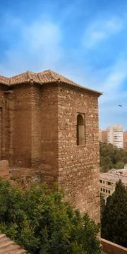 Alcazar of Malaga Stock Illustration