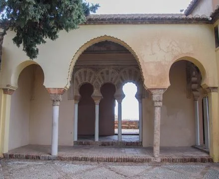 Alcazar of Malaga Stock Illustration