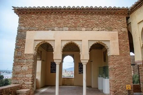 Alcazar of Malaga Stock Illustration