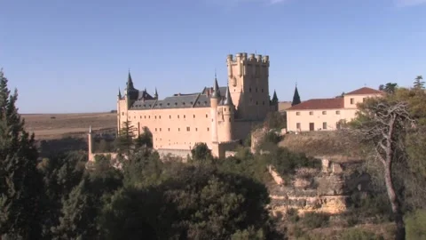 Alcázar of Segovia Stock Footage 196803822
