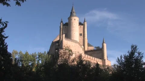 Alcázar of Segovia Stock Footage 196803827