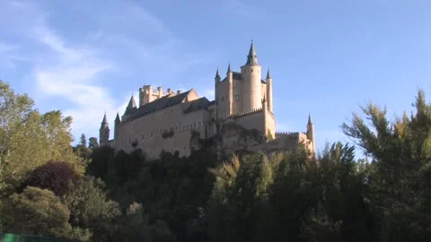 Alcázar of Segovia Stock Footage 196803831