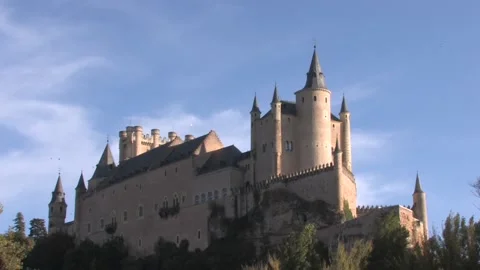 Alcázar of Segovia Video stock 196803833
