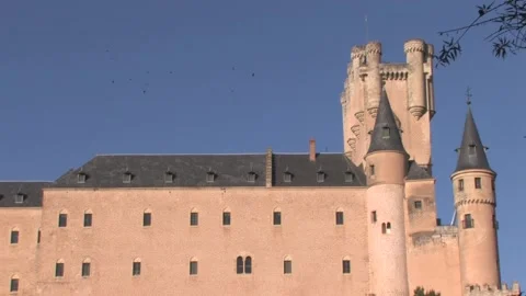 Alcázar of Segovia Stock Footage 196803834