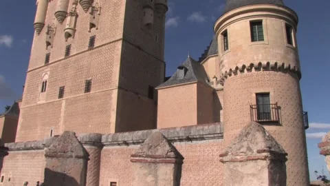 Alcázar of Segovia Video stock 196805727