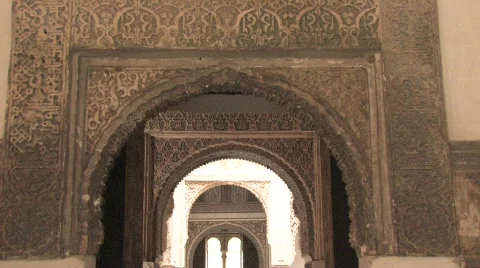 Alcázares Reales de Sevilla Stock Footage
