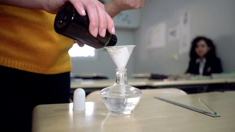 The Alchemist, Holds The Flasks, Tests The Test Tubes Stock Footage 123666450