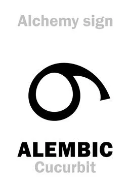 Alchemy: ALEMBIC (Cucurbit) Stock Illustration