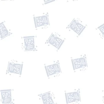 Alchemy astrological glyph seamless pattern Stock Illustration