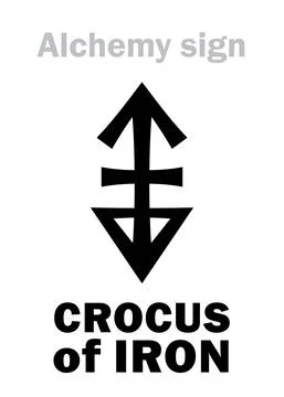 Alchemy: CROCUS of IRON (Crocus) Stock Illustration