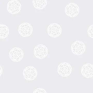 Alchemy magic line seamless pattern Stock Illustration