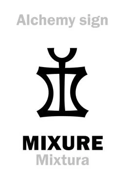 Alchemy: MIXTURE (Potion) Stock Illustration
