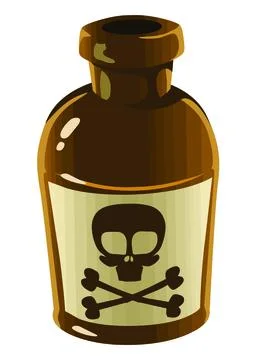 Alchemy potion illustrative vector design Stock Illustration