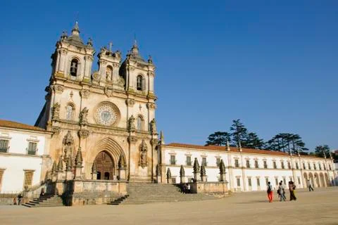 Alcobaca monastery Stock Photos