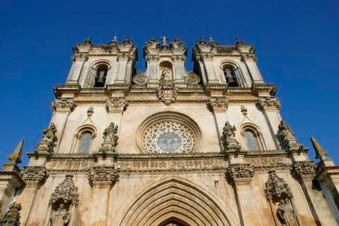 Alcobaca monastery Stock Photos