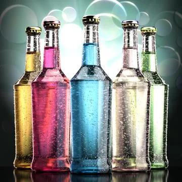 Alcohol beverage. Stock Illustration