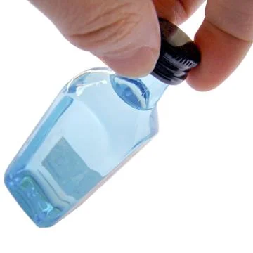 Alcohol bottle Stock Photos