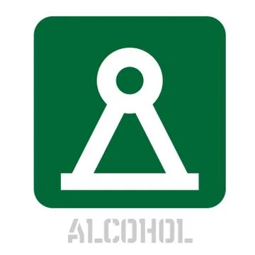 Alcohol concept icon on white Stock Illustration