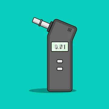 Alcohol Detector Stock Illustration