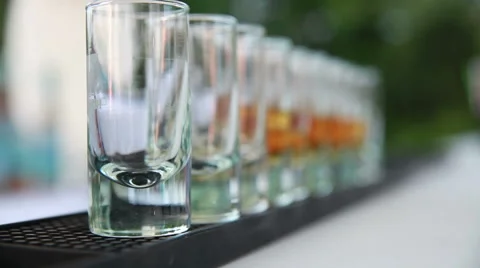 Alcohol drink pouring bartender Stock Footage 67749703