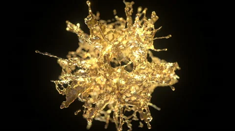 Alcohol explosion on black Stock Footage 60834100