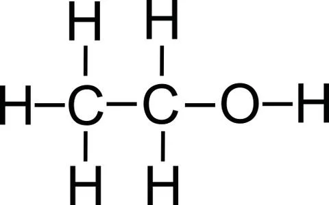 Alcohol formular Stock Illustration