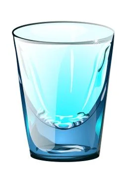 Alcohol glass small Stock Illustration