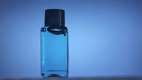 Alcohol hand gel to keep clean and prevent disease. Stock Footage 181882599