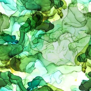 Alcohol ink, seamless pattern Stock Illustration