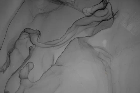 Alcohol Ink. Smoke Liquid Texture. Oil Flow Stock Illustration