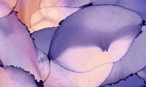 Alcohol ink vector texture banner. Fluid ink abstract background. Stock Illustration