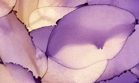 Alcohol ink vector texture banner. Fluid ink abstract background. Stock Illustration