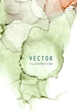 Alcohol ink vector texture. Fluid ink abstract background. Stock Illustration