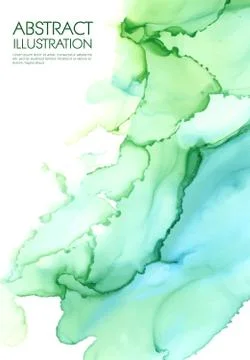 Alcohol ink vector texture. Fluid ink abstract background. Stock Illustration