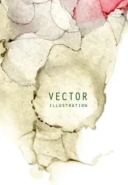 Alcohol ink vector texture. Fluid ink abstract background. Stock Illustration