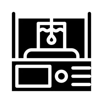 Alcohol meter glyph icon vector isolated illustration Stock Illustration