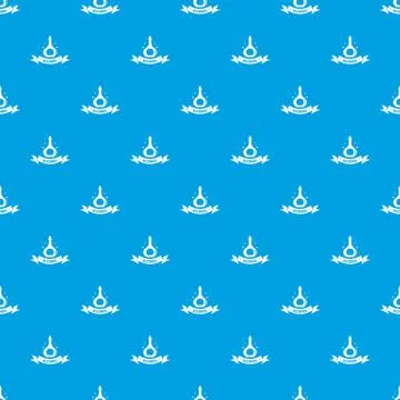 Alcohol pattern vector seamless blue Illustrazione stock