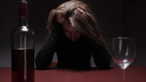 Alcohol problem00942624 Stock Footage 133942013