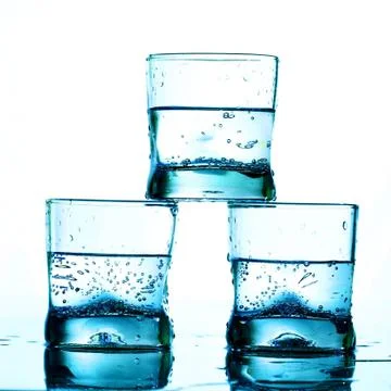 Alcohol splash Stock Photos