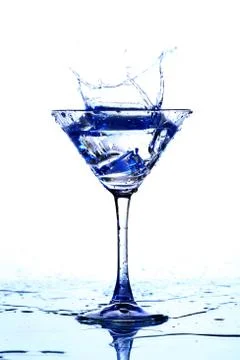 Alcohol splash Stock Photos