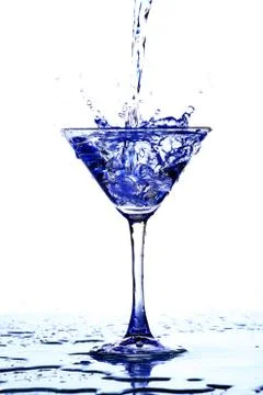 Alcohol splash Stock Photos