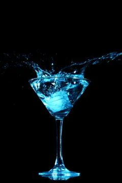 Alcohol splash Stock Photos