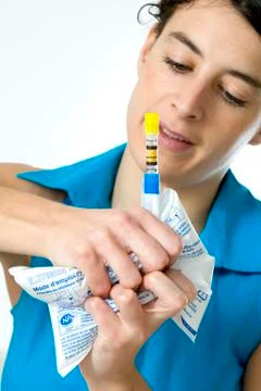 Alcohol test Stock Photos