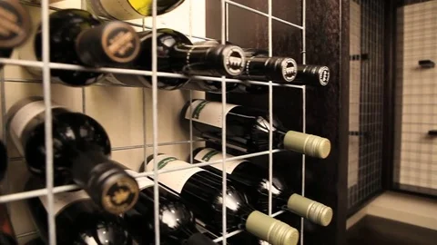 Alcohol - Wine Cellar Stock Footage 70337640