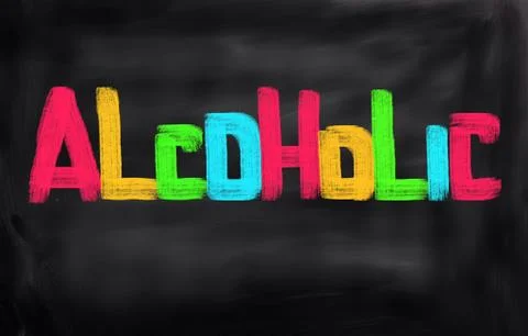 Alcoholic Concept Stock Illustration