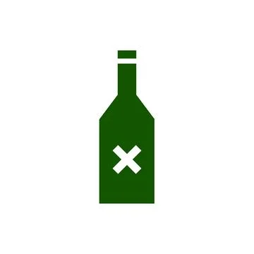 Alcoholic drink icon. Flat design style eps 10. Cocktail shaker icon. Stock Illustration