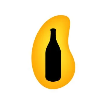 Alcoholic drink logo Stock Illustration