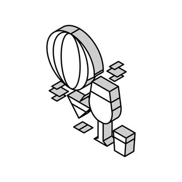 Alcoholic tour isometric icon vector illustration Stock Illustration