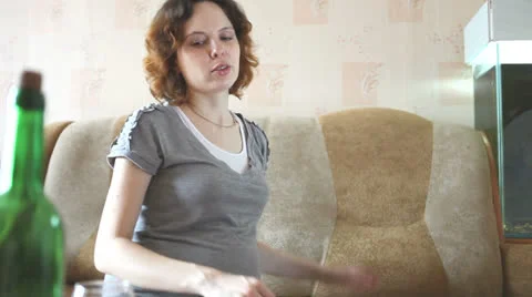 Alcoholism. Stock Footage 22662895